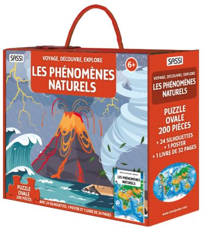 [329805] Puzzle ovale 200pcs Les phénomènes naturels