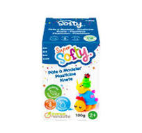 Pâte à modeler Super Softy 100gr bleue