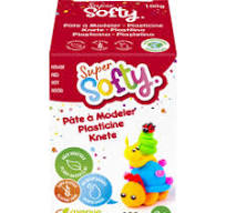 Pâte à modeler Super Softy 100gr rouge