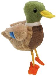 marionnette à doigt canard Colvert
