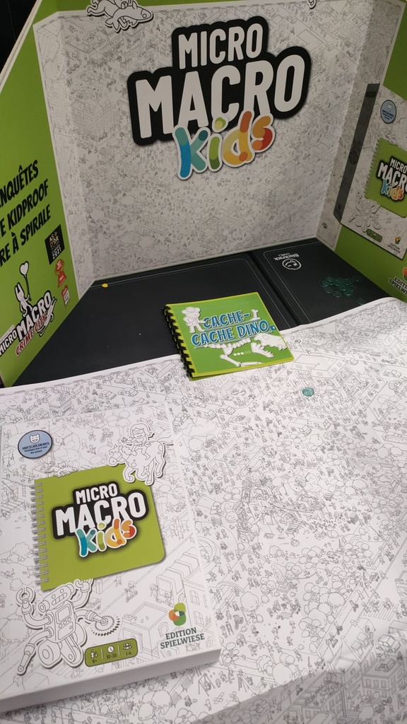Jeu Familial MicroMacro Kids : Le Parc Urbain Fou | Cherche Et Trouve, Enquêtes, 1 à 4 Joueurs Dès 6 Ans