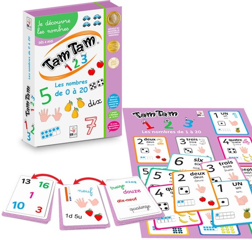 Tam tam coffret 1,2,3