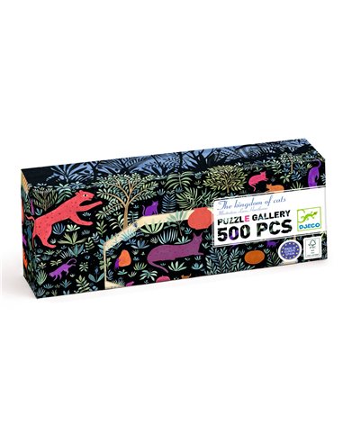 [Dj07686] Puzzle Gallery 500pcs The kingdom of cats