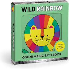 Livre de bain - Wild rainbow color magic bath book