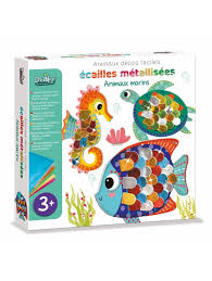 [CL188] Ecailles métallisées - Animaux marins