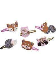 [j09180] Barrettes Pailletées à Créer - Pretty forest