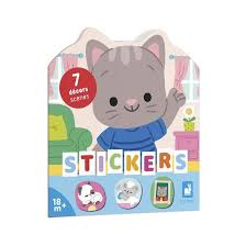 [J09197] Cahier de stickers - La maison -18 m
