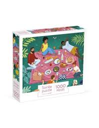[J02496] Puzzle 1000pcs Pic-nic entre amis