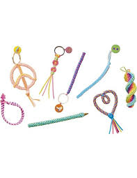 [09160] Ateliers scoubidous peace and love 50fils