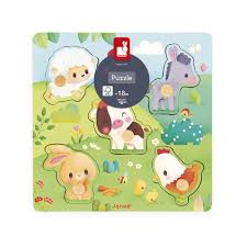 [J07129] Puzzle tactile  ferme