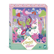 [J09174] Magic fairies - Stickers et sable phosphorécent