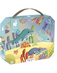 [J02554] Puzzle frise les animaux marins 36pcs