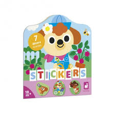 [J09199] cahier de stickers - le jardin 18m