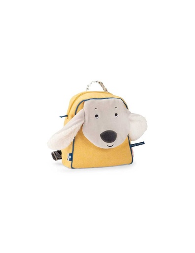 [684019] Sac à dos jaune Pilou - Puce & Pilou
