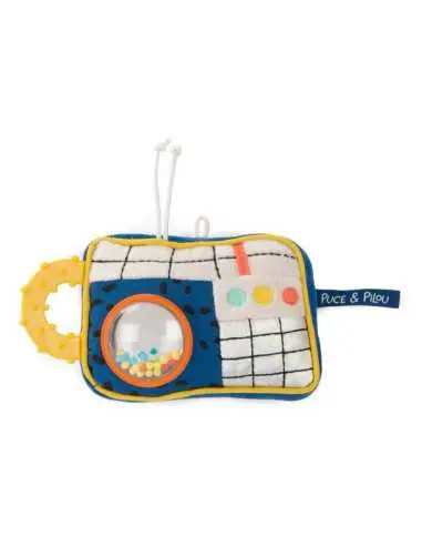 [684028] Hochet mini radio - Puce et Pilou