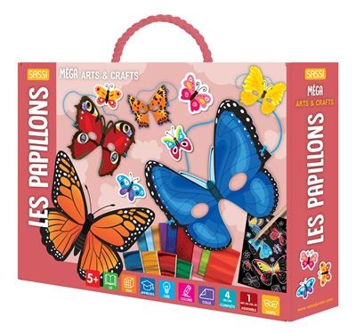 Les Papillons - Méga art & crafts