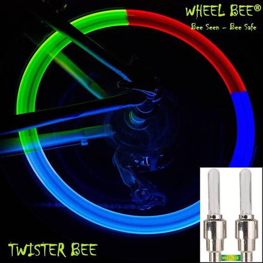 Lampe pour roue de vélo