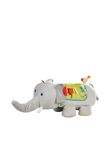 [1306454001] Haba Discovery Elephant Plush Sensory Activity Toy - Mutli