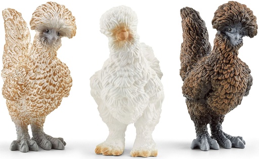 [42574] Schleich - Farm World - Trio de poules
