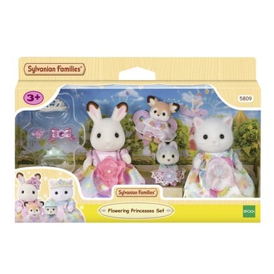 [5809] Sylvanian Families - Princesses en robe à fleurs 