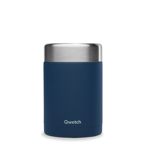 [QE2040] Boîte Repas Isotherme - Granite Bleu - 600ml