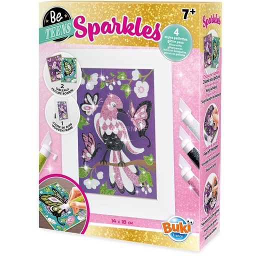 [DP104] Be Teens Tableaux Pailletes Papillons