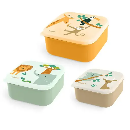 [89623] Set de Boîtes à lunch Jungle