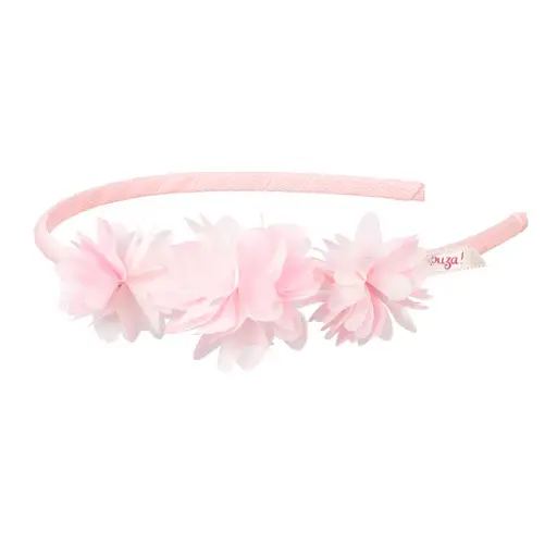 [107315] Serre tête Fleur rose