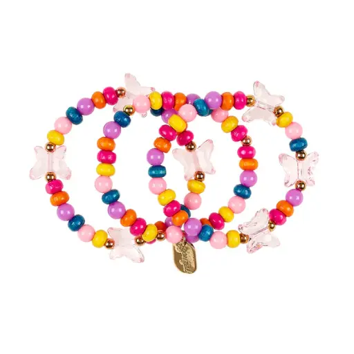 [107388] Bracelet Deva papillon violet