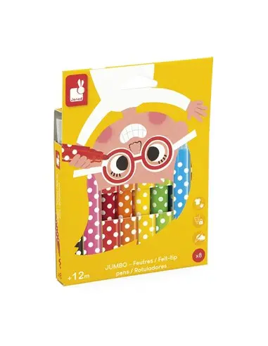 [J07402] Feutres Jumbo X8