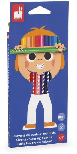[J07408] Crayons de couleur X12