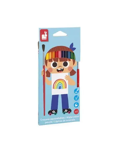 [J07415] Crayons aquarellables X12