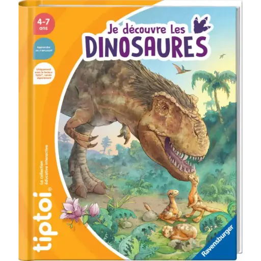 Tiptoi Livre 4-7ans Je découvre les dinosaures