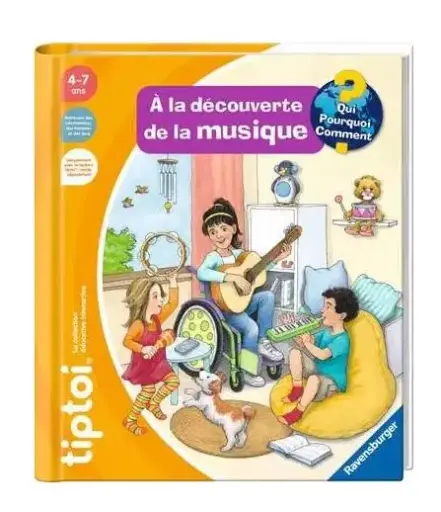 Tiptoi livre 4-7ans A la découverte de la musique