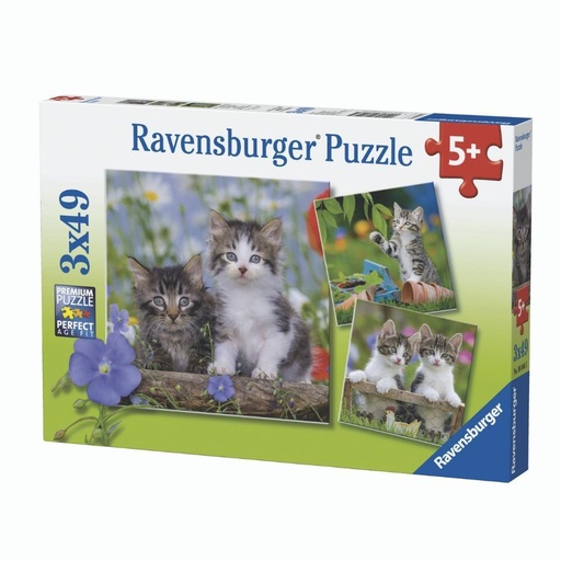 3 X 49 Piece Puzzles chats