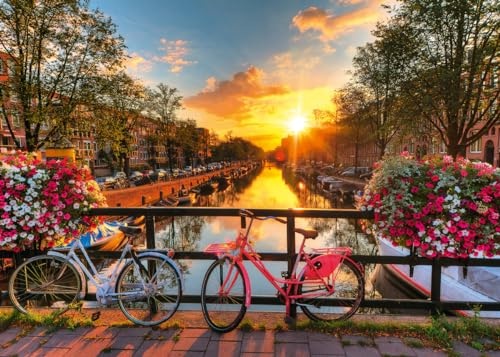 Puzzle Vélos à Amsterdam - 1000pc