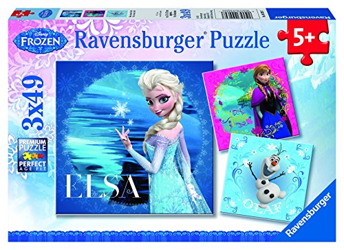 Puzzle Elsa reine des neiges - 3X49pc