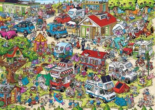 Puzzle Holiday Resort 1 The campsite - 1000pc