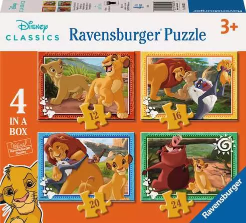 Puzzle 4 in a box disney