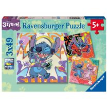 Puzzle Disney Stitch 49 Pc 3 Pack