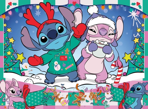 Puzzle Dinsey Stitch Noël - 100PC XXL