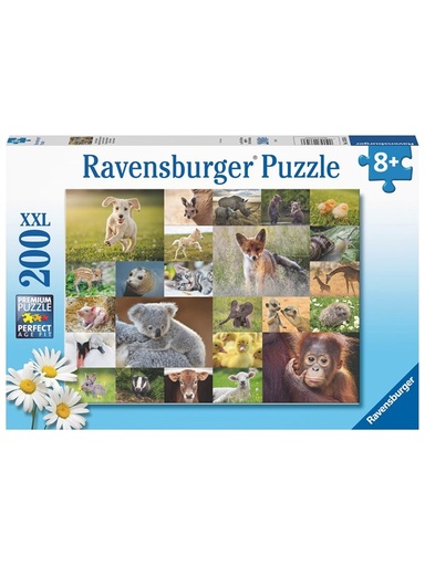 Puzzle Bébés animaux - 200pc XXL