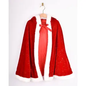 Cape de Noël Rouge en velours