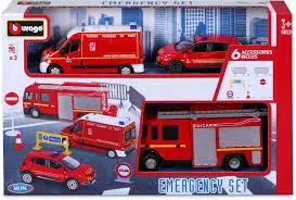 Emergency set camions de pompier / police