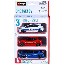 Set de 3 voitures Burago