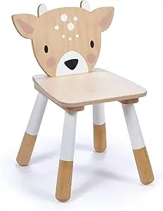 [4608814] Chaise Forêt/cerf 32*30*47,5cm