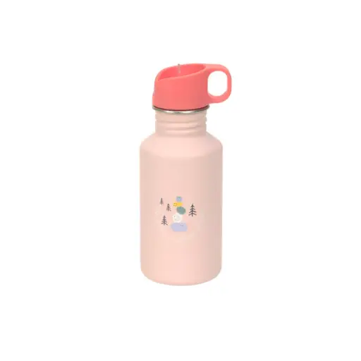 Gourde pour enfant inox Sunny Explorer rose