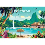 Puzzle 1000pcs Polynésie française