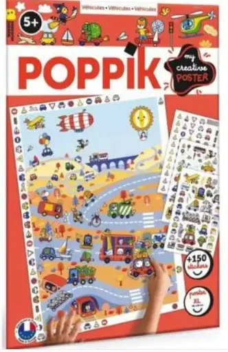 [CRE008] Poppik stickers vehicule