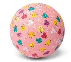 Little L - Balle Caoutchouc Coeur - 18cm